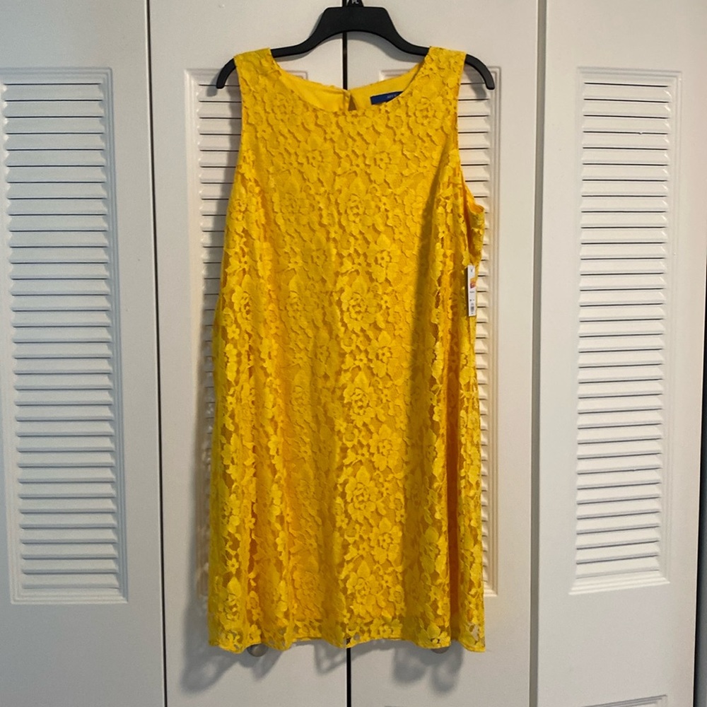 Sleeveless lace dress new with tags